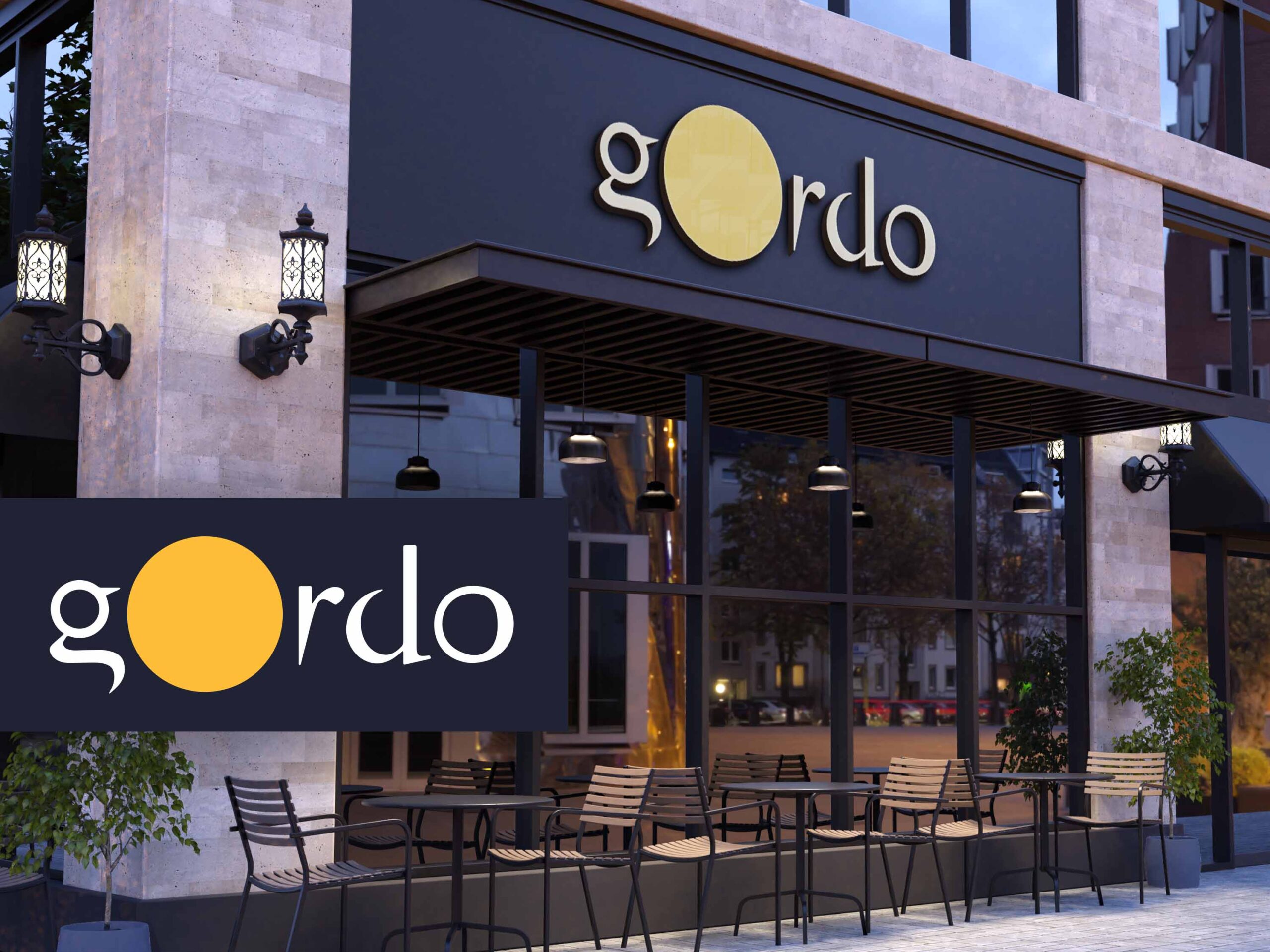 gOrdo Restaurant Signage