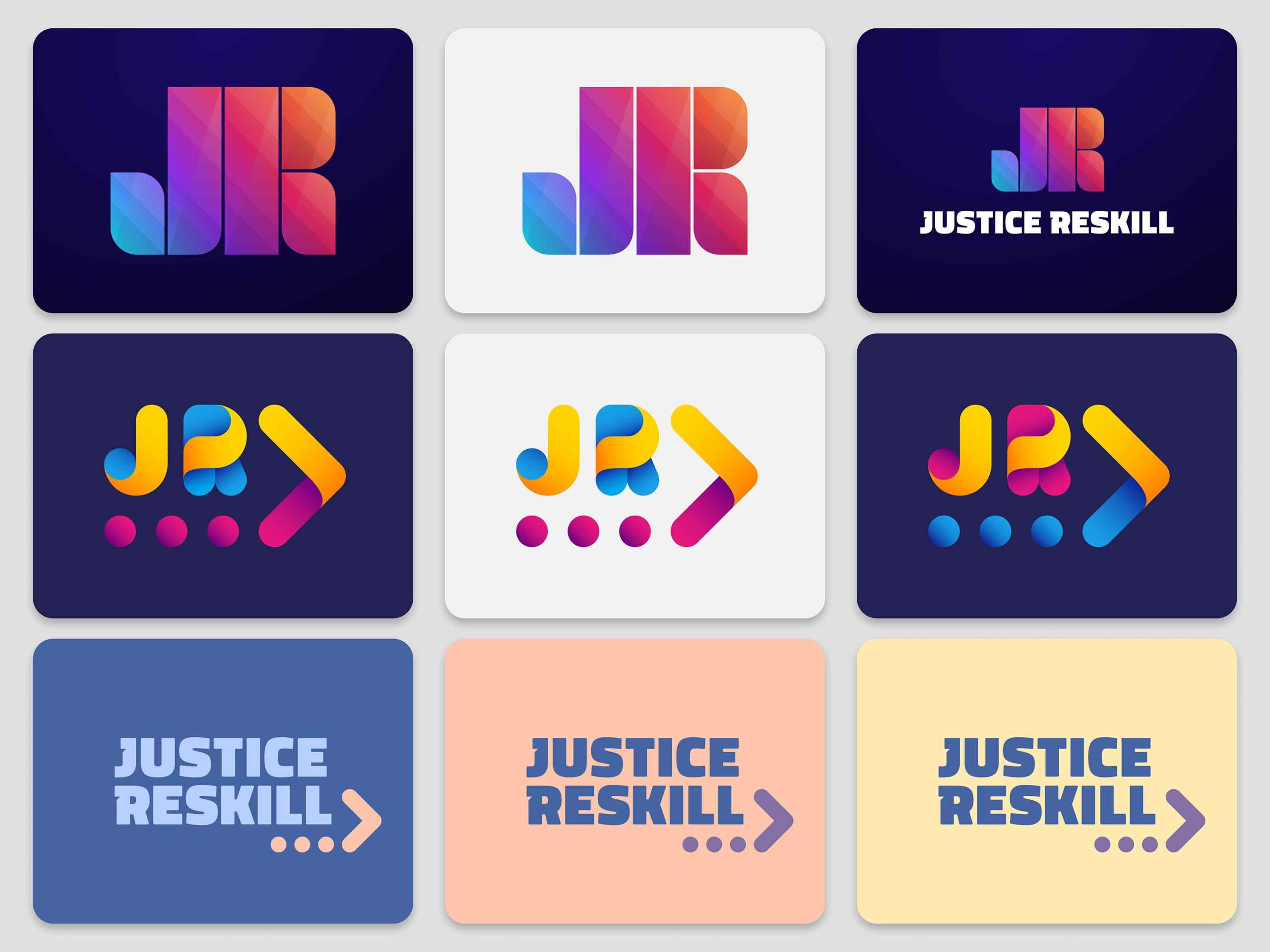 Refined Justice Reskill Logo Ideas