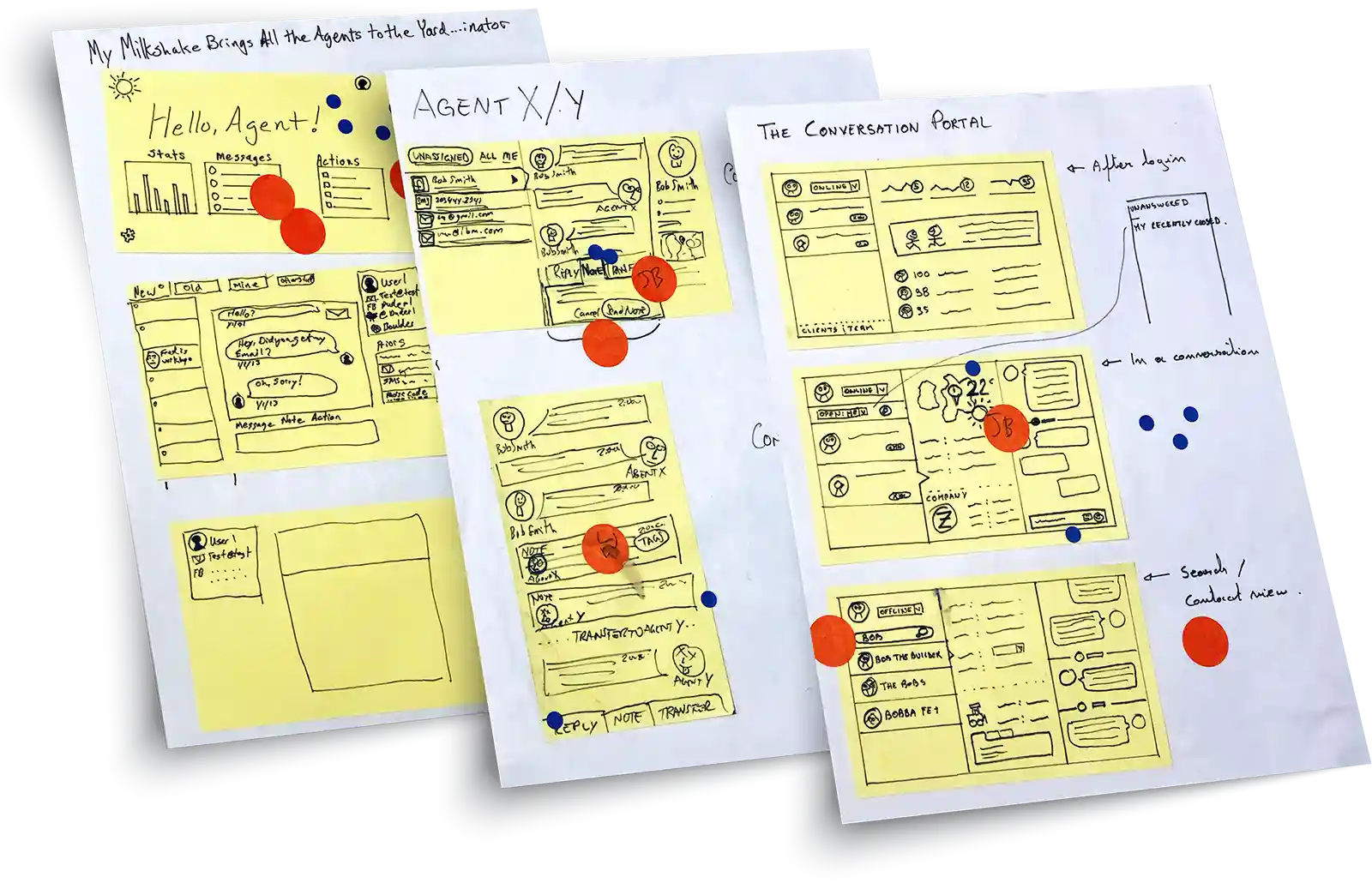 UX Google Design Sprint Sketches