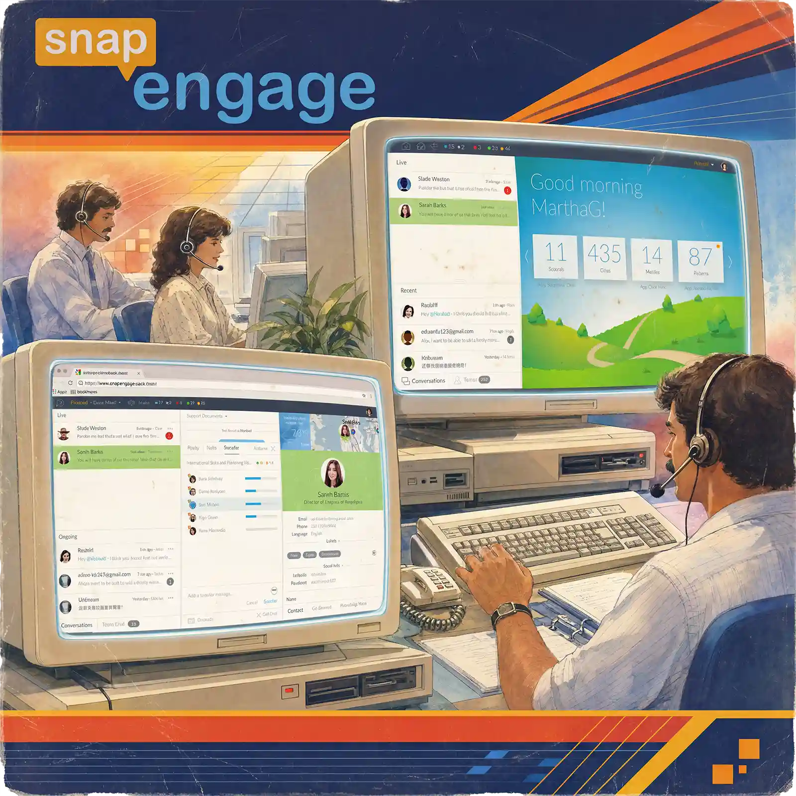 POPflow UX Design - Case Study - SnapEngage - Chat Console Redesign - Microburst UX Design Workshop