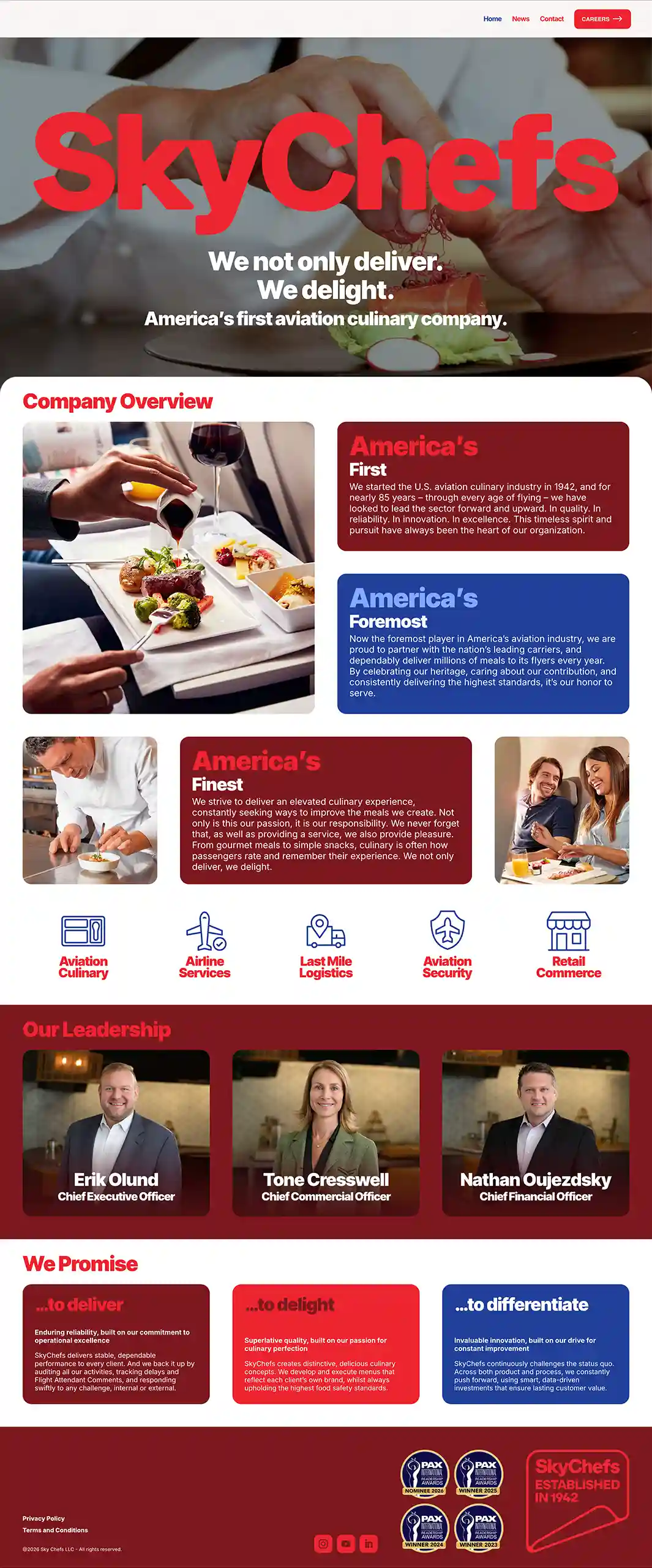 POPflow Design - SkyChefs.com Website Redesign - Home Page with Hero Video POPflow Design - SkyChefs.com Website Redesign - Home Page with Hero Video